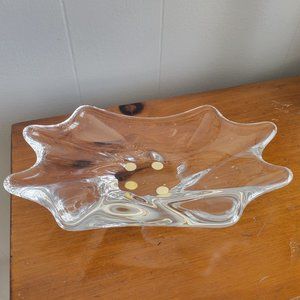 Baccarat France Cadix Crystal Candy Bowl Ashtray Freeform